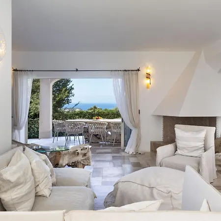 Pevero Vista Mare Con Piscina E Palestra Villa *