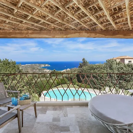 فيلة Pevero Vista Mare Con Piscina E Palestra