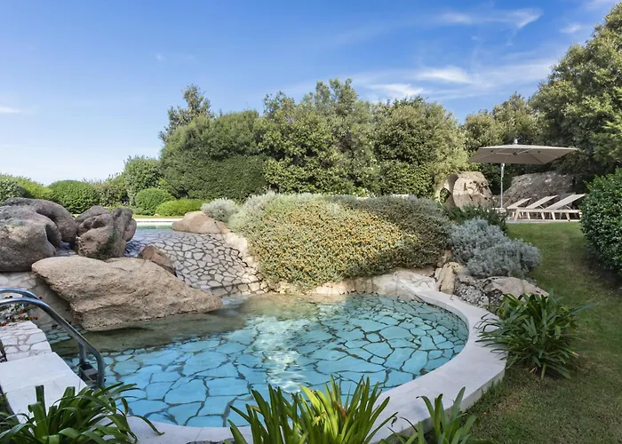 Pevero Vista Mare Con Piscina E Palestra Villa Abbiadori